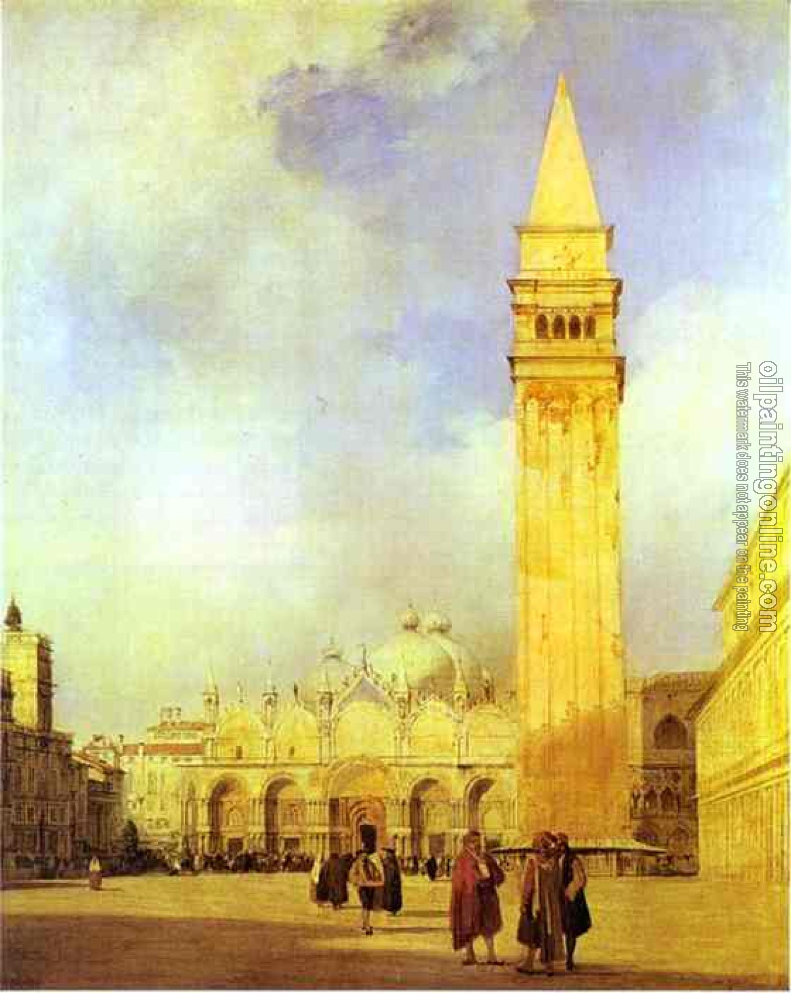 Richard Parkes Bonington - Piazza San Marco, Venice